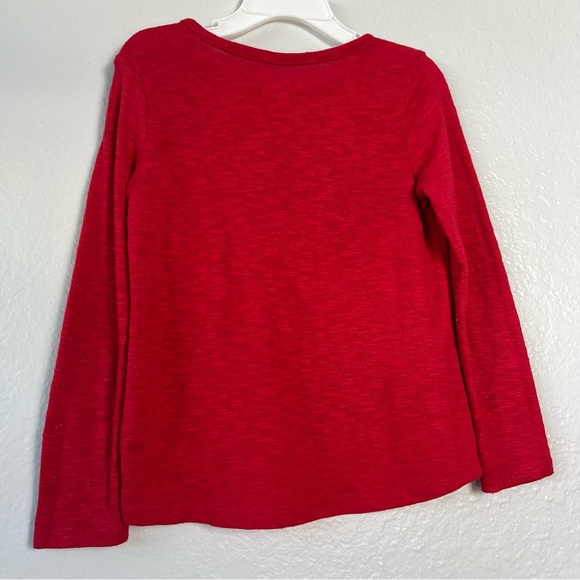 The Childrens Place Girls Silver Heart Red Tee - Picture 9 of 16